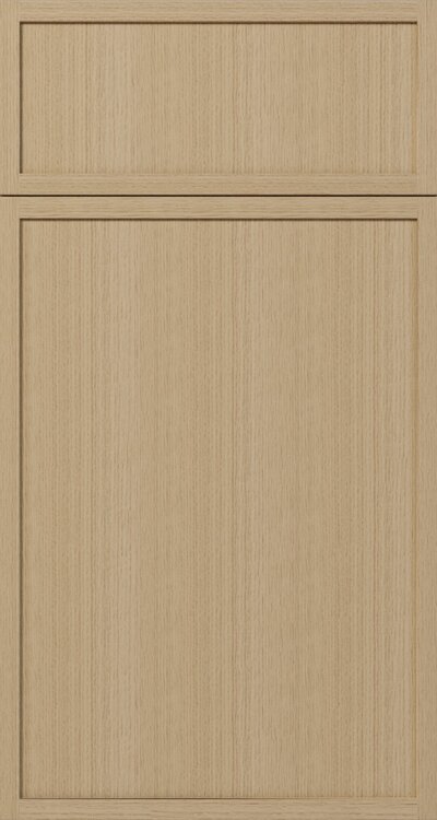 Slim White Oak kitchen cabinet door
