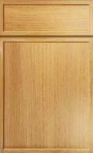 Contemporary White Oak kitchen cabinet door
