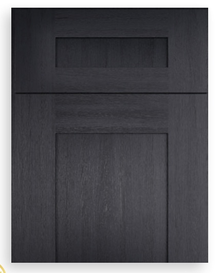 Blaze Black kitchen cabinet door